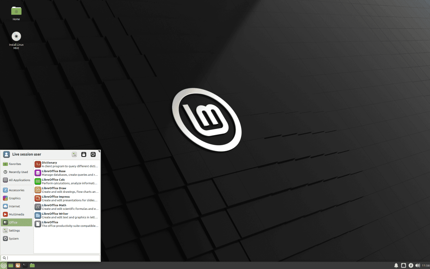 Xfce Edition Overview Linux Mint Xfce Edition Screenshot