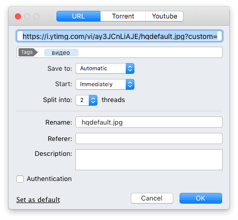 Download Manager Folx Download Manager Screenshot