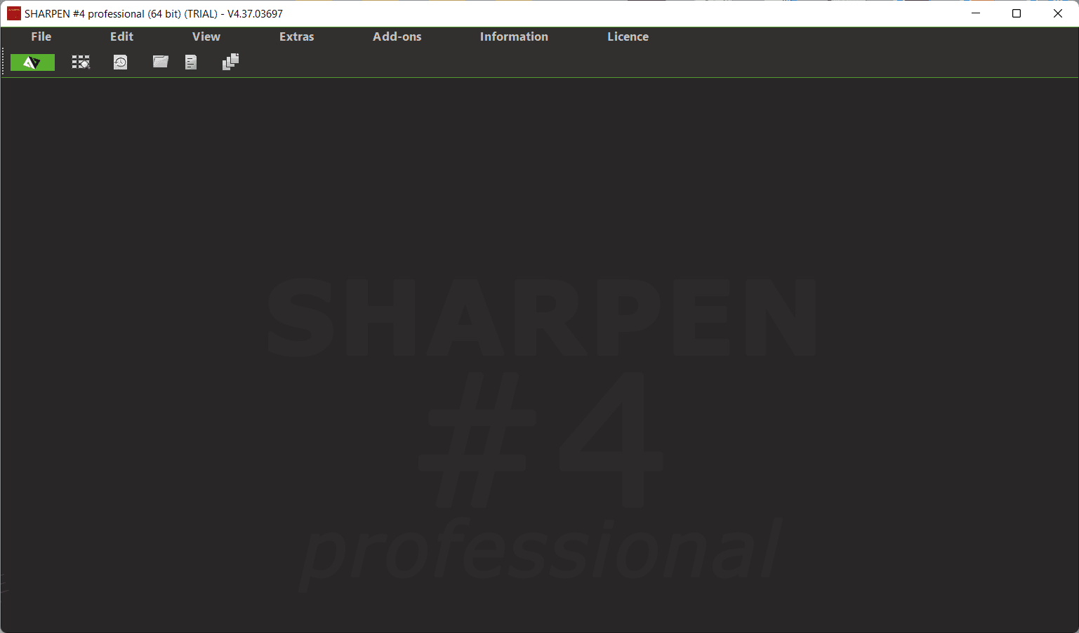 Overview SHARPEN Professional Main Interface Screenshot