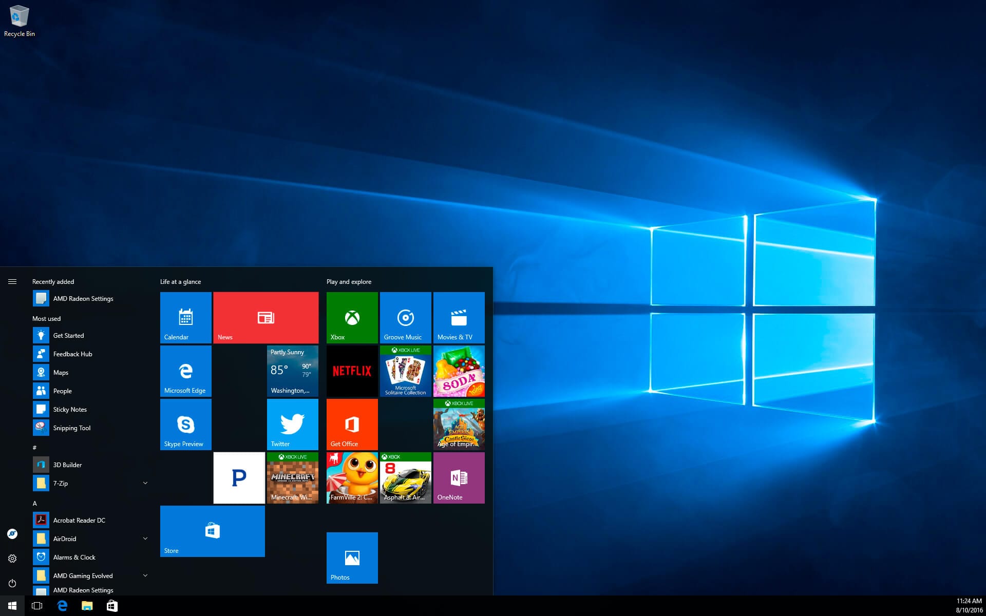 Windows 10 Style Start10 Windows 10 Style Screenshot